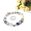 Dumortierite in Quartz Bracelet (Patience & Support)