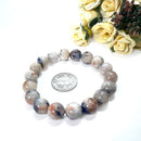 Dumortierite in Quartz Bracelet (Patience & Support)