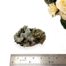 Epidote  on Matrix Specimen from Morocco