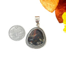 Fire Agate Pendant in Silver- Premium Collection ( Psychic Protection)