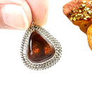 Fire Agate Pendant in Silver- Premium Collection ( Psychic Protection)