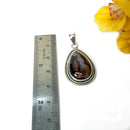 Fire Agate Pendant in Silver- Premium Collection ( Psychic Protection)