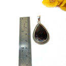 Fire Agate Pendant in Silver- Premium Collection ( Psychic Protection)