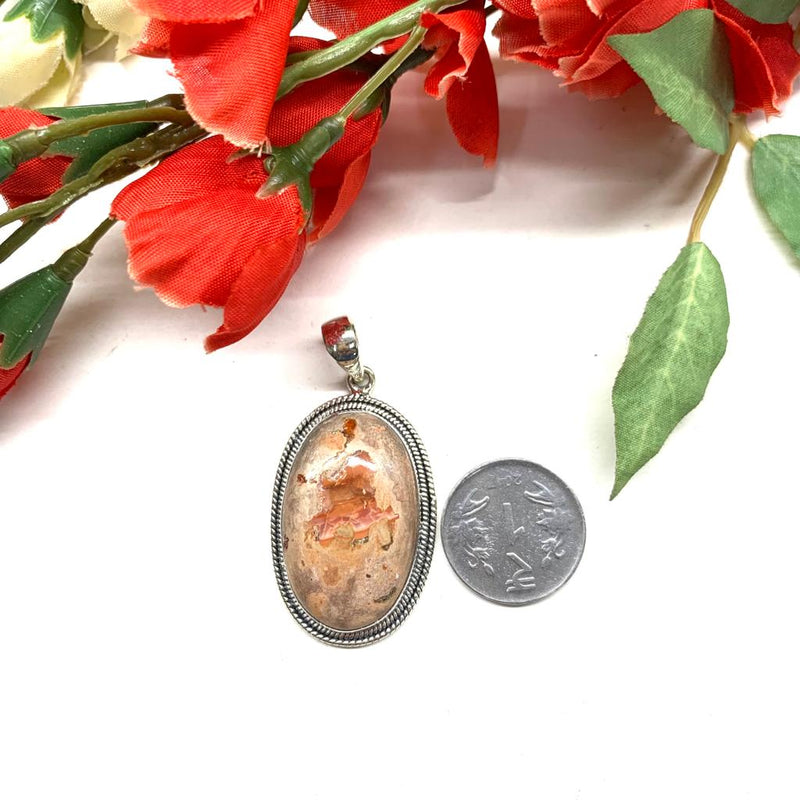 Fire Opal Premium Pendants in Silver (Passion for Life)