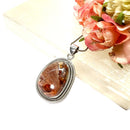 Fire Opal Premium Pendants in Silver (Passion for Life)