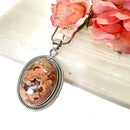 Fire Opal Premium Pendants in Silver (Passion for Life)