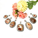 Fire Opal Premium Pendants in Silver (Passion for Life)