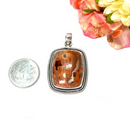 Fire Opal Premium Pendants in Silver (Passion for Life)
