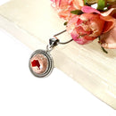 Fire Opal Premium Pendants in Silver (Passion for Life)