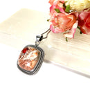 Fire Opal Premium Pendants in Silver (Passion for Life)