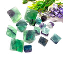 Natural Fluorite Octahedrons (Multifluorite, Blue-Green)