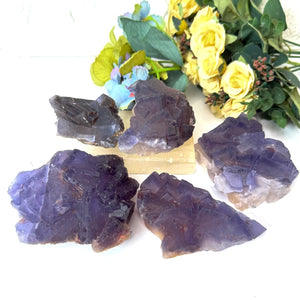 Purple Fluorite Clusters from Afghanistan