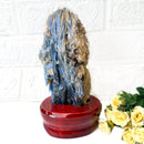 Raw Blue Kyanite on a Stand (Aura Cleanser & High Vibration)