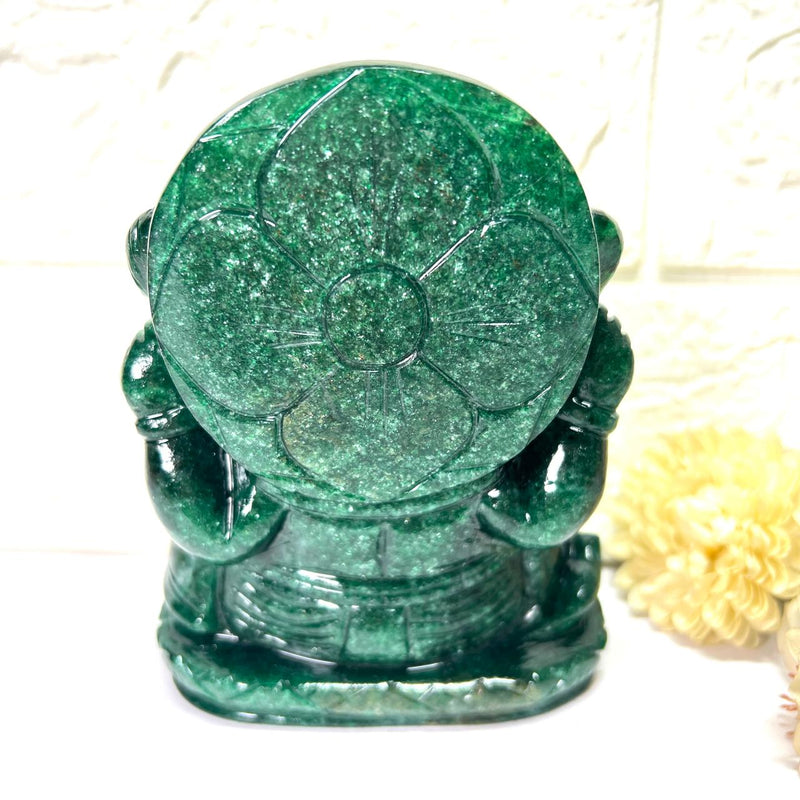 Large Ganeshas in Green Aventurine (Abundance)