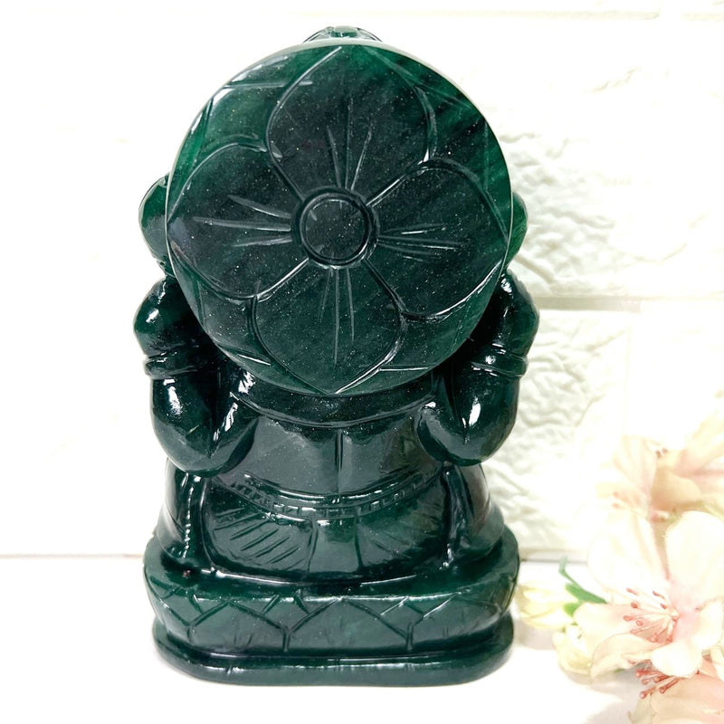 Large Ganeshas in Green Aventurine (Abundance)