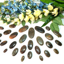 Golden Sheen Sapphire Cabochons