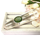 Light Green Aventurine Adjustable Ring in Silver (Luck and Opportunities)