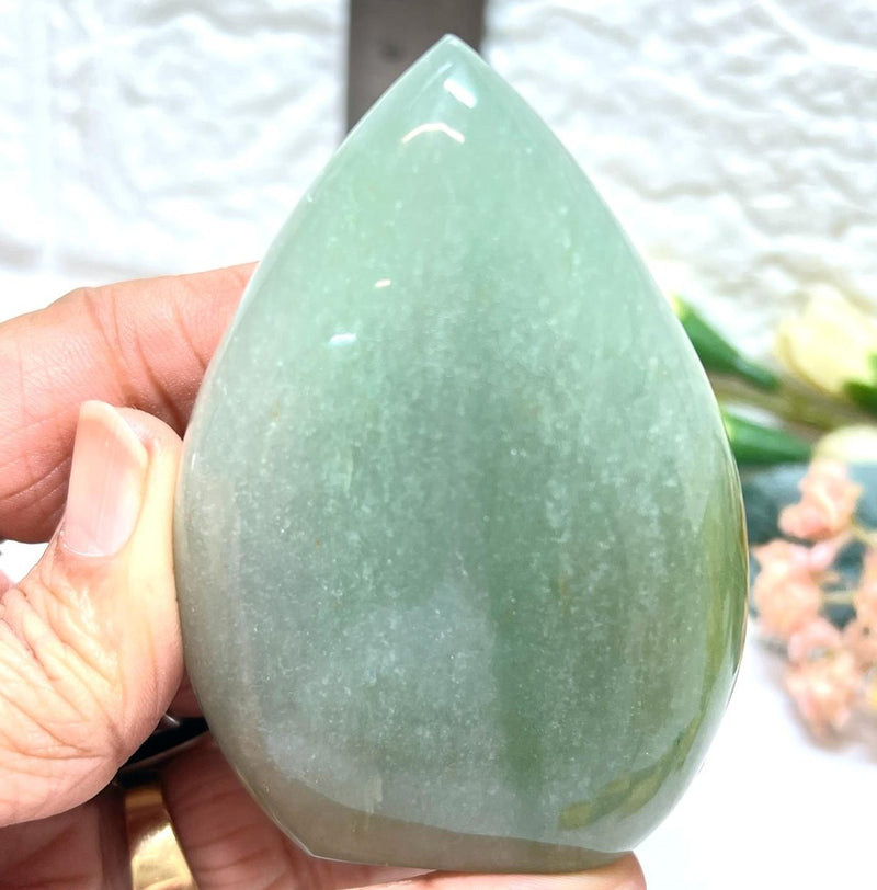 Green Aventurine Flames (Luck and Abundance)