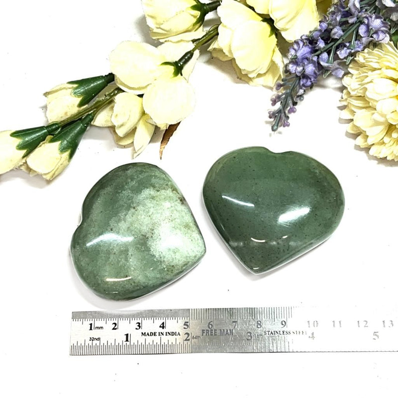 Green Aventurine Heart (Good luck and Fortune)