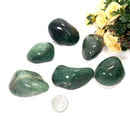 Green Aventurine Jumbo Tumbles from Brazil  (Luck and Abundance)