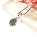 Green Aventurine Small Pendants in Silver (Luck & Abundance)