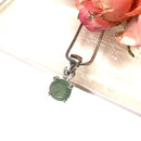 Green Aventurine Small Pendants in Silver (Luck & Abundance)