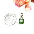 Green Aventurine Small Pendants in Silver (Luck & Abundance)