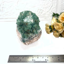 Green Fluorite Clusters on Chalcedony(Focus & Decision Making)