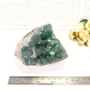 Green Fluorite Clusters on Chalcedony(Focus & Decision Making)