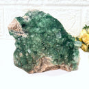 Green Fluorite Clusters on Chalcedony(Focus & Decision Making)