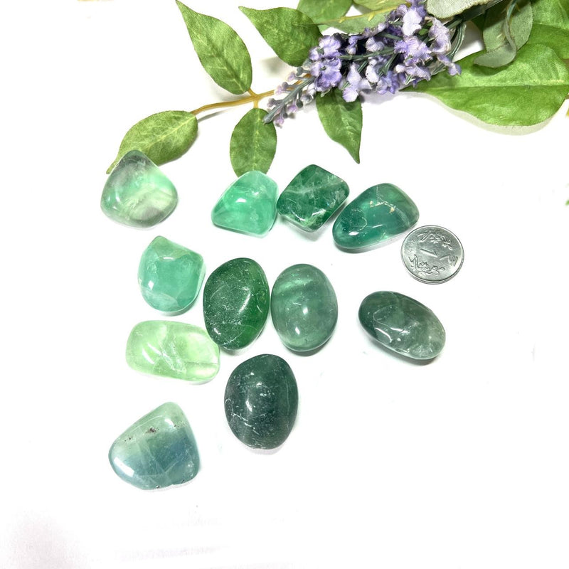 Green Fluorite Tumble (Heart-based Growth and Healing)