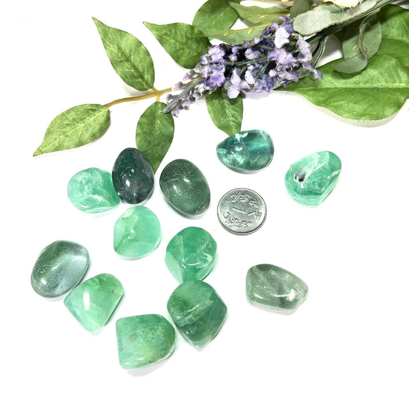 Green Fluorite Tumble (Heart-based Growth and Healing)