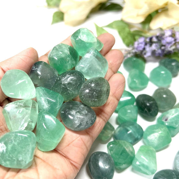 Green Fluorite Tumble (Heart-based Growth and Healing)