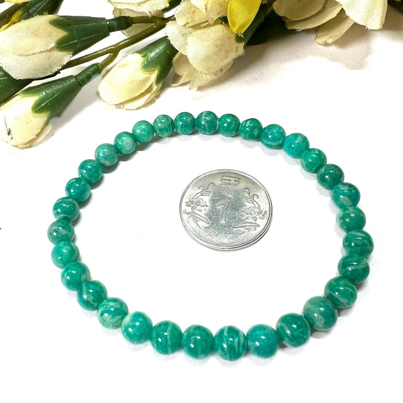 Green Amazonite Bracelet (Success & Balance)