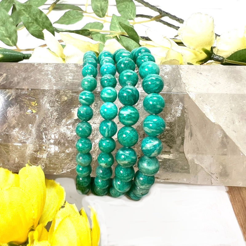 Green Amazonite Bracelet (Success & Balance)