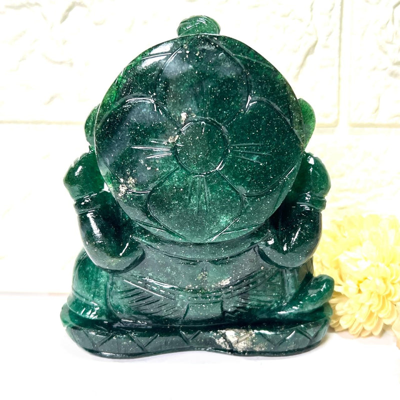 Large Ganeshas in Green Aventurine (Abundance)