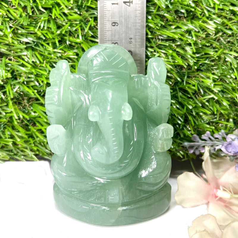 Green Aventurine Ganesha (Luck and Opportunity)