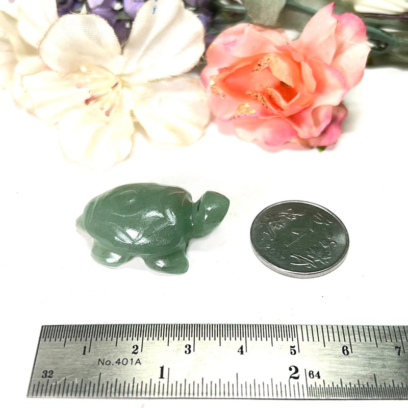 Turtle in Green Aventurine (Prosperity)