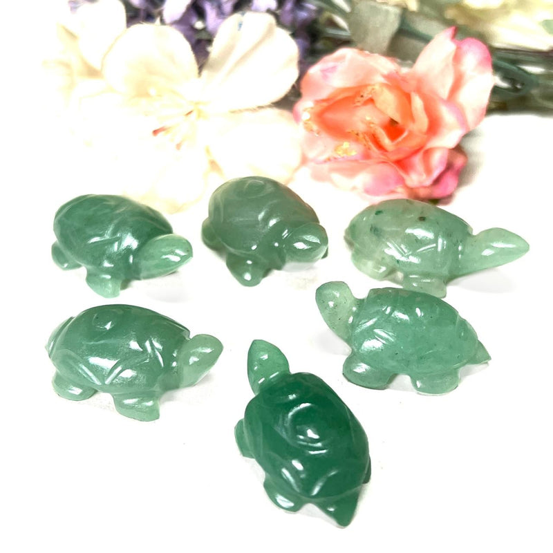 Turtle in Green Aventurine (Prosperity)