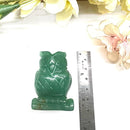 Green Aventurine Owl (Wisdom,Change,Transformation)