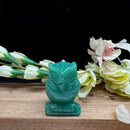 Green Aventurine Owl (Wisdom,Change,Transformation)