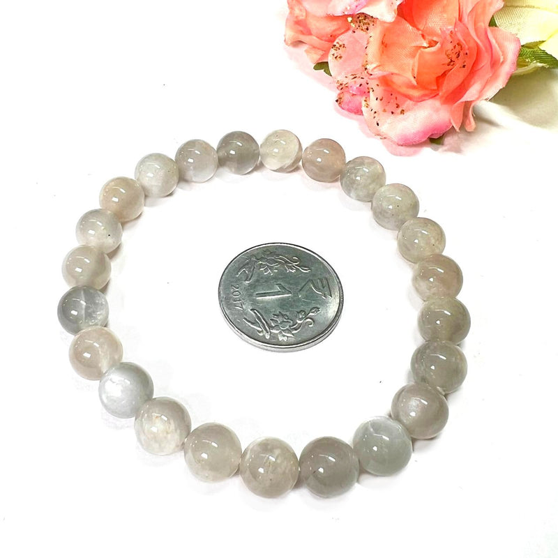 Grey Moonstone Bracelet (Spiritual Growth)