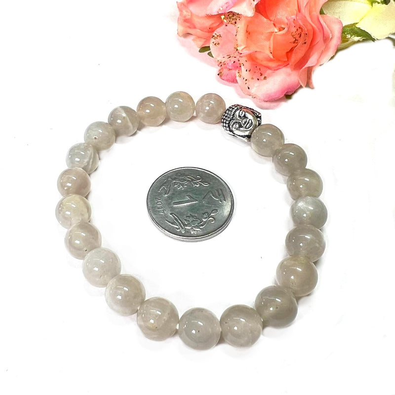 Grey Moonstone Bracelet (Spiritual Growth)