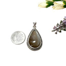 Grey Moonstone Premium Pendants in Silver
