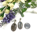 Grey Moonstone Premium Pendants in Silver