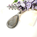 Grey Moonstone Premium Pendants in Silver