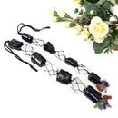 Black Tourmaline and Selenite Hanging for Protection ( Door Hangers )
