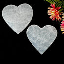 Heart Shaped Selenite Charging Plates