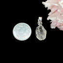 Herkimer Diamond Quartz Pendant in Silver (Remove Energy Blocks)