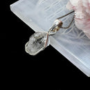 Herkimer Diamond Quartz Pendant in Silver (Remove Energy Blocks)